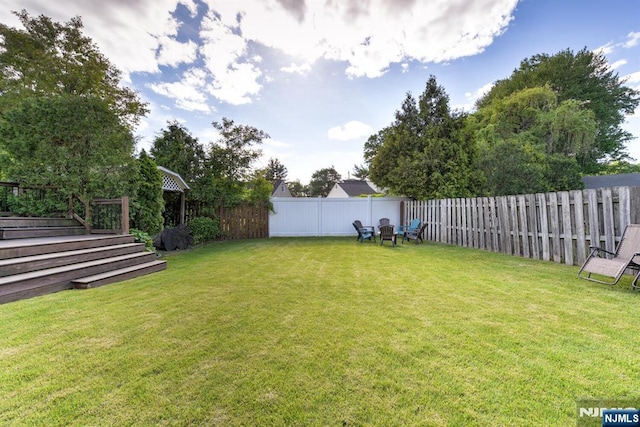 139 Donato Dr, Little Falls, NJ 07424 - view of fenced backyard