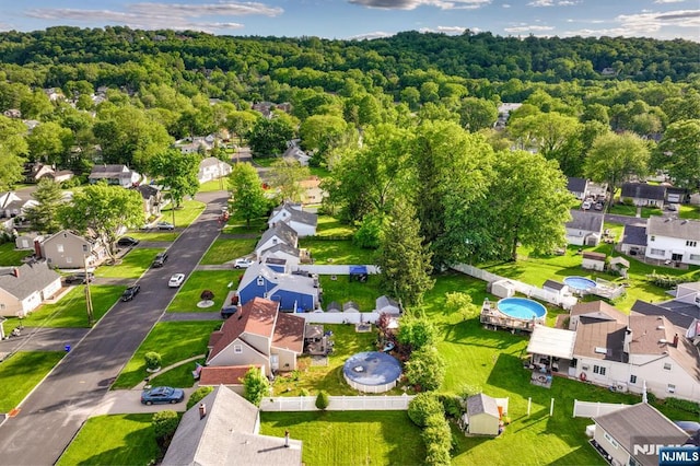 139 Donato Dr, Little Falls, NJ 07424 - aerial view of property and surrounding area with nearby suburban area and a forest