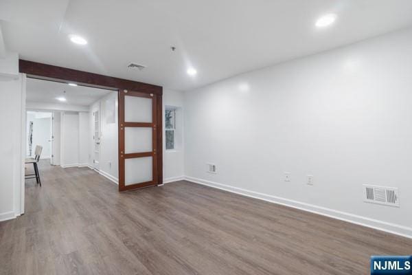 2608 Kennedy Blvd Unit 1, Union City, NJ 07087 - spare room featuring wood finished floors and recessed lighting