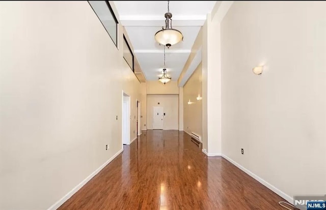 111 Mulberry St Unit 1418, Newark, NJ 07102 - hallway featuring wood finished floors and baseboards