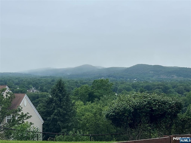 143 Summit Rdg, Pompton Lakes, NJ 07442 - view of mountain background featuring a heavily wooded area