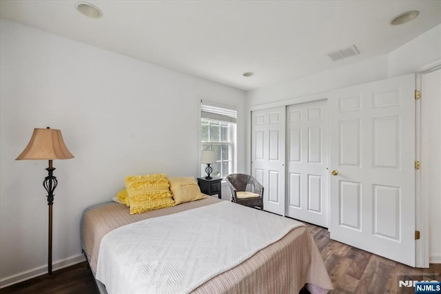 66 Spruce Ln, North Haledon, NJ 07508 - bedroom with a closet and wood finished floors