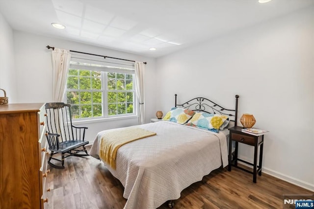 66 Spruce Ln, North Haledon, NJ 07508 - bedroom with wood finished floors and recessed lighting