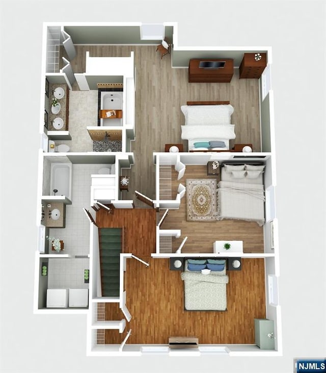 34 Harding Rd, Glen Rock, NJ 07452 - view of floor plan / room layout