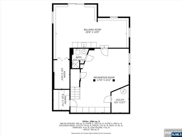 34 Harding Rd, Glen Rock, NJ 07452 - view of property floor plan