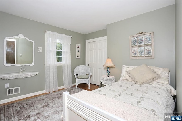 279 Rock Ave, Park Ridge, NJ 07656 - bedroom with wood finished floors and a closet