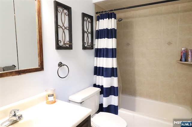 116 Scott Rd, Franklin, NJ 07416 - full bathroom with vanity and shower / tub combo with curtain
