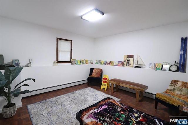 116 Scott Rd, Franklin, NJ 07416 - rec room with a baseboard radiator
