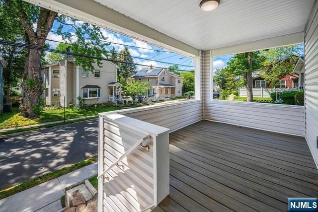 41 S Demarest Ave, Bergenfield, NJ 07621 - deck with a residential view