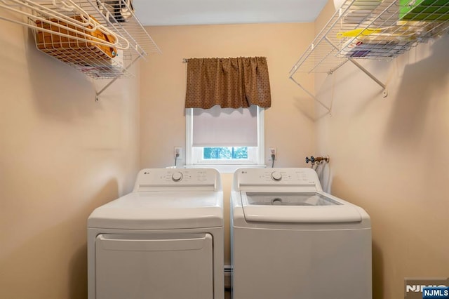 552 Godwin Ave, Midland Park, NJ 07432 - washroom with washing machine and dryer