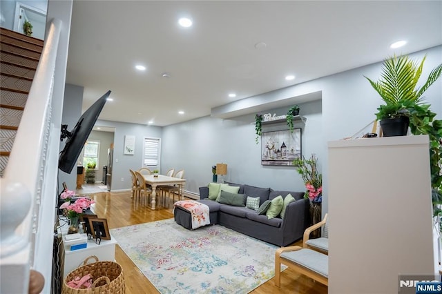 95 Mount Prospect Ave, Newark, NJ 07104 - living room with recessed lighting and wood finished floors