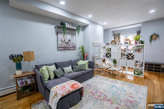 95 Mount Prospect Ave, Newark, NJ 07104 - living area featuring wood finished floors and recessed lighting