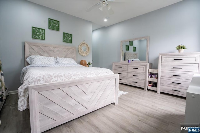 95 Mount Prospect Ave, Newark, NJ 07104 - bedroom with wood finished floors and a ceiling fan