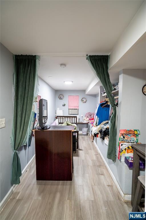 95 Mount Prospect Ave, Newark, NJ 07104 - office area featuring light wood-type flooring and baseboards
