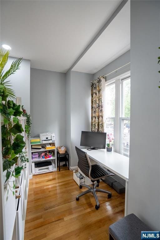 95 Mount Prospect Ave, Newark, NJ 07104 - office area featuring wood finished floors