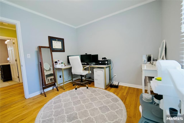 218 Evergreen St, Hillsdale, NJ 07642 - office space with ornamental molding and wood finished floors