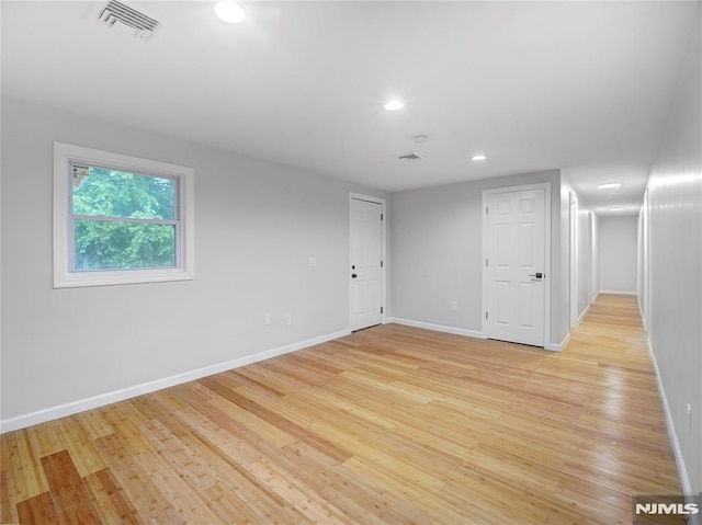 112-122 Halsted, Newark, NJ 07106 - empty room with recessed lighting and light wood-type flooring