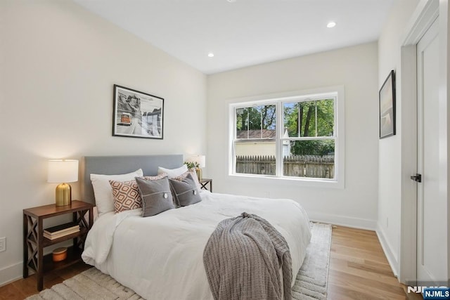 44 N Ashby Ave, Livingston, NJ 07039 - bedroom featuring light wood finished floors and recessed lighting