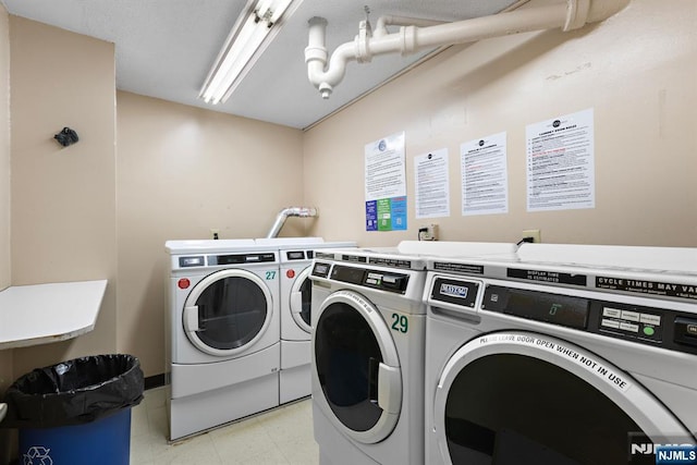 555 N Ave Unit 15W, Fort Lee, NJ 07024 - community laundry with washer and clothes dryer