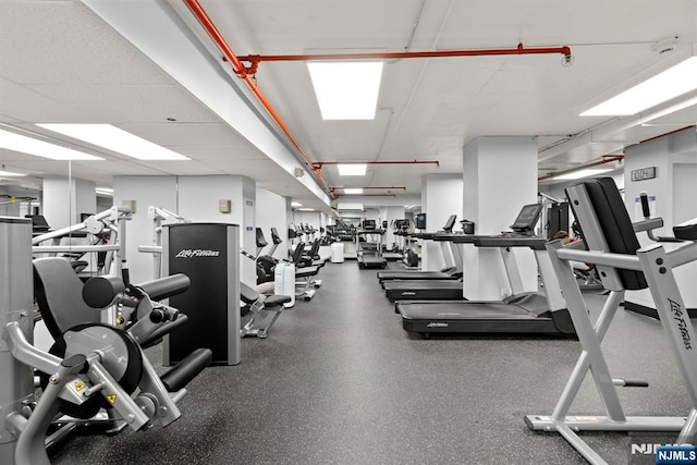 555 N Ave Unit 15W, Fort Lee, NJ 07024 - view of exercise room