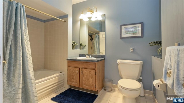 2 Richmond Rd Unit 306, West Milford, NJ 07480 - bathroom featuring tile patterned flooring, shower / bath combination with curtain, and vanity