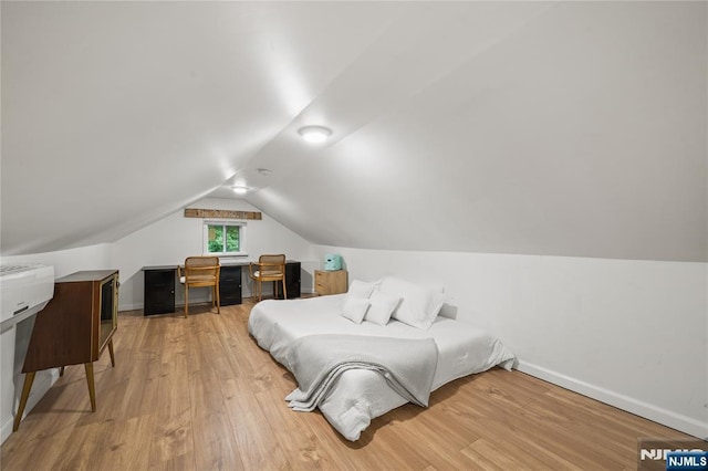 18 Lee Ave, Jefferson Township, NJ 07849 - bedroom with wood finished floors and lofted ceiling