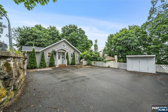 18 Lee Ave, Jefferson Township, NJ 07849 - view of front of property featuring a storage unit