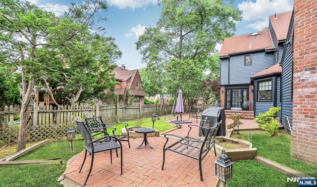 518 Standish Rd, Teaneck, NJ 07666 - view of patio / terrace with an outdoor fire pit and grilling area