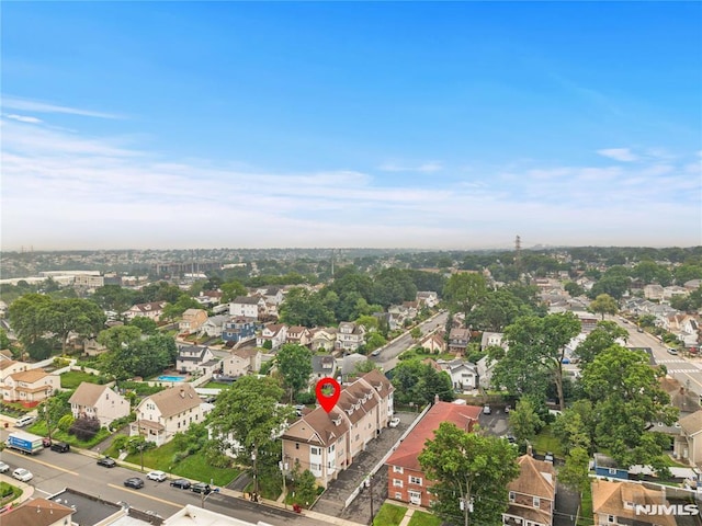 87 Centre St Unit 2, Nutley, NJ 07110 - aerial view of property and surrounding area featuring nearby suburban area