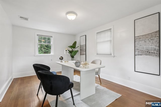 122 Howard Ter, Leonia, NJ 07605 - office featuring baseboards and wood finished floors