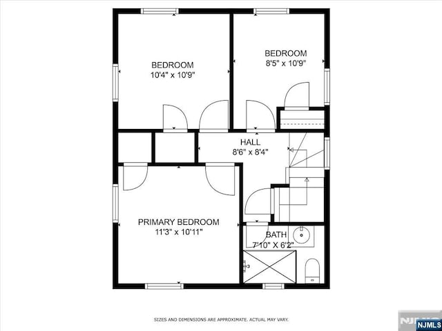 188 Wheaton Pl, Rutherford, NJ 07070 - view of floor plan / room layout