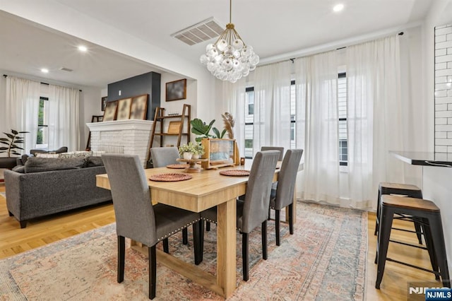 21 Mountainview Ave, Nutley, NJ 07110 - dining room with a chandelier and recessed lighting