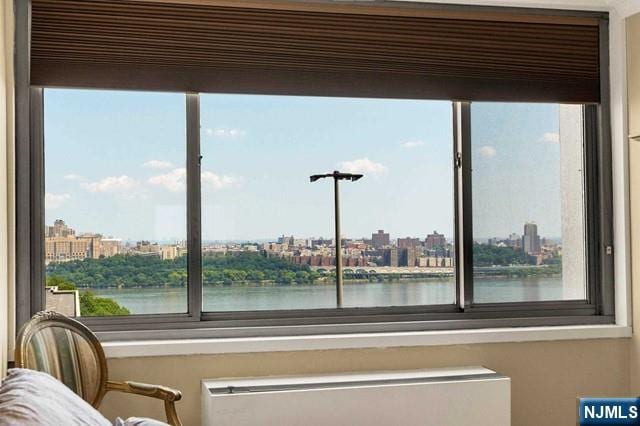 1600 Parker Ave Unit 1G, Fort Lee, NJ 07024 - detailed view of a view of city, radiator heating unit, and nearby water