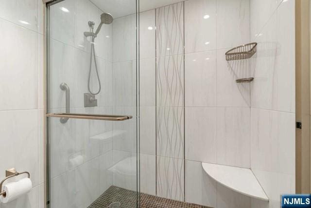 1600 Parker Ave Unit 1G, Fort Lee, NJ 07024 - bathroom featuring a shower stall