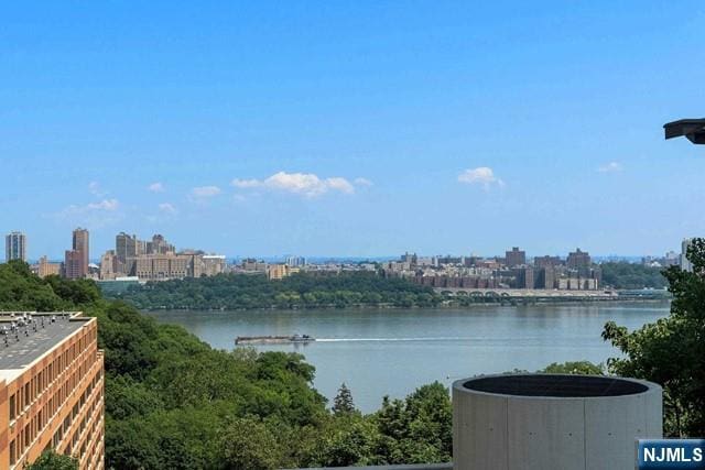 1600 Parker Ave Unit 1G, Fort Lee, NJ 07024 - water view featuring nearby urban area