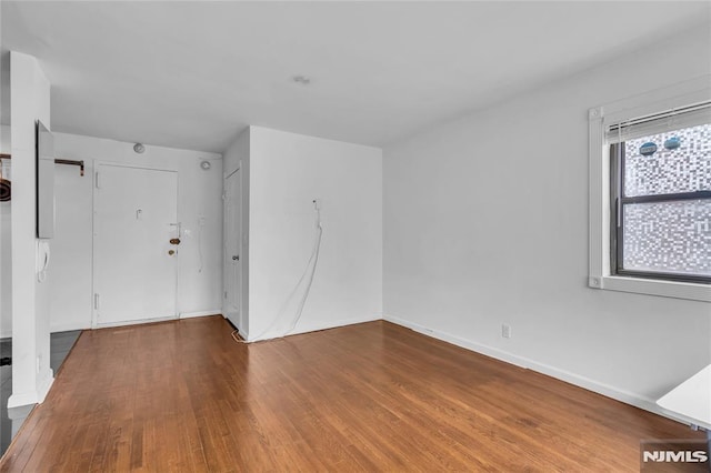 500 Linwood Dr Unit 5H, Fort Lee, NJ 07024 - empty room featuring wood finished floors and baseboards