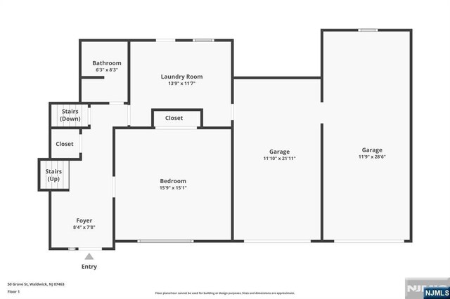 50 Grove St, Waldwick, NJ 07463 - view of room layout