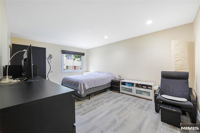 2171 Ellery Ave Unit A, Fort Lee, NJ 07024 - bedroom with light wood-type flooring and recessed lighting