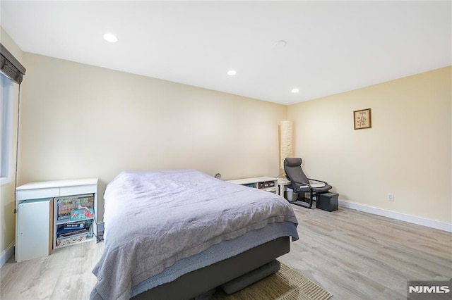 2171 Ellery Ave Unit A, Fort Lee, NJ 07024 - bedroom featuring light wood finished floors and recessed lighting