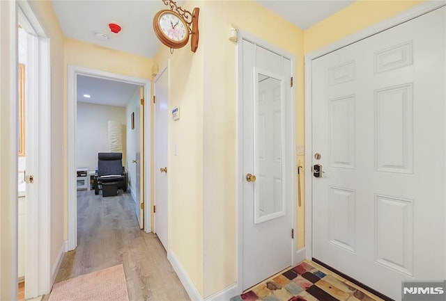 2171 Ellery Ave Unit A, Fort Lee, NJ 07024 - entryway featuring light wood finished floors and baseboards