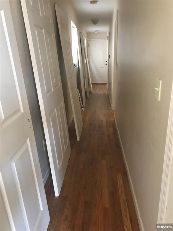 202 Harrison St, Paterson, NJ 07501 - corridor featuring wood finished floors and baseboards
