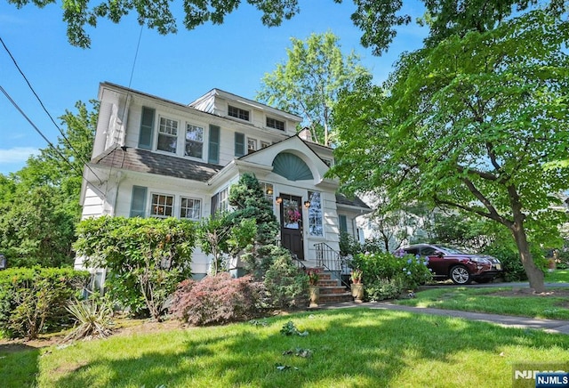 116 Sherman Ave, Teaneck, NJ 07666 - view of front of house with a front yard