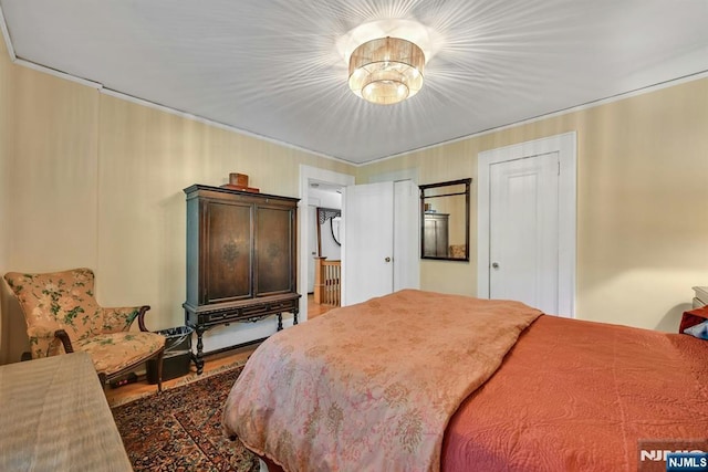 116 Sherman Ave, Teaneck, NJ 07666 - bedroom featuring crown molding
