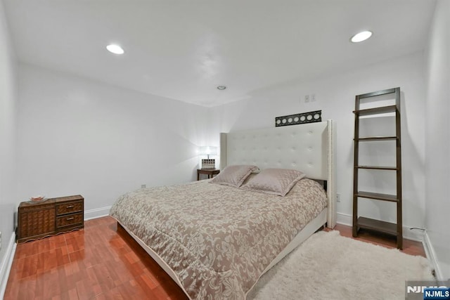 116 Sherman Ave, Teaneck, NJ 07666 - bedroom with wood finished floors and recessed lighting