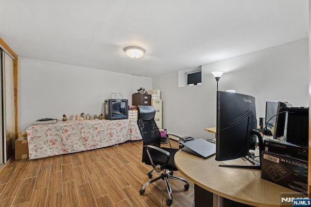 890 Ridgewood Ave, Oradell, NJ 07649 - home office featuring wood tiled floors