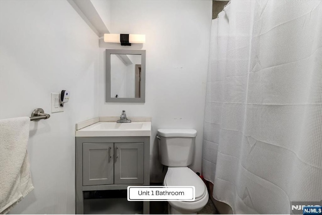 87 James St, Englewood, NJ 07631 - bathroom with vanity and a shower with shower curtain