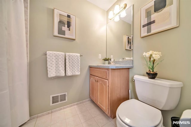 12 Jenny Ln, Wayne, NJ 07470 - bathroom with vanity, tile patterned floors, and a shower with shower curtain