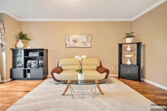 12 Jenny Ln, Wayne, NJ 07470 - living room featuring crown molding and wood finished floors