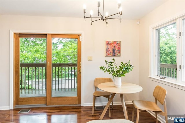 7 Di Donna Ct Unit A007, Clifton, NJ 07013 - dining room with a chandelier and wood finished floors