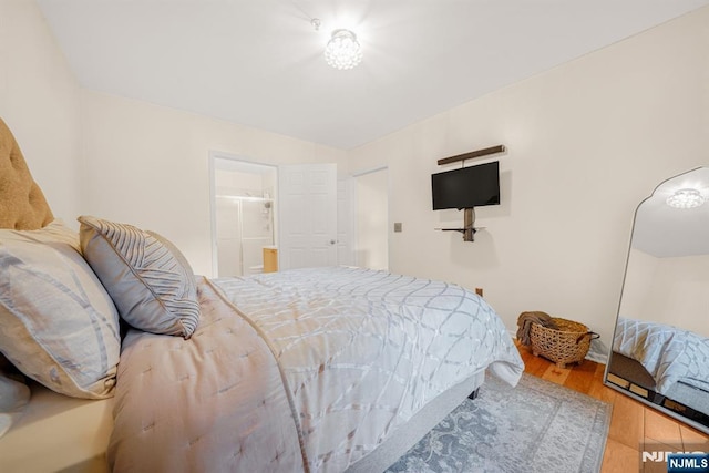 2112 Schindler Ln, Wayne, NJ 07470 - bedroom featuring wood finished floors and ensuite bathroom